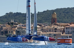 France SailGP Team racing in Saint Tropez