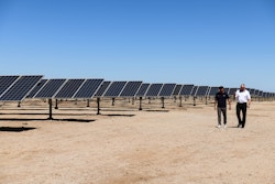 Victorien Erussard at Solar Arandis Central in Namibia