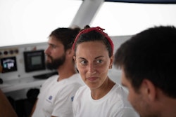 Beatrice Cordiano, on board scientist