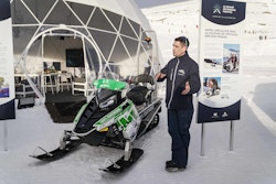 Electric snowmobile MEP 74