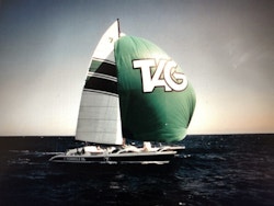 Une image d'archive montrant le bateau dans les années 80