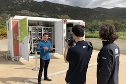 L'équipe d'Energy Observer rencontre le projet Myrte en Corse