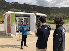 Energy Observer's crew meet the Myrte Project in Corsica