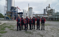 Les équipes d'Energy Observer en visite au site de liquéfaction d'Air Liquide à Kourou