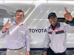 Toyota visit onboard