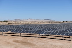 Solar pannels in Namibia