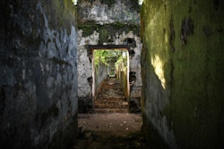 In the former prison of the Salvation's Islands