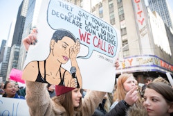 March For Our Lives: Portrait d'Emma Gonzalez, marche pour la fin des armes à feu, New-York, 24 Mars 2018